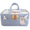 Baby Diaper Caddy Organizer, Quilted Nursery Storage Organizer for Newborn Essentials and Diaper Changing Station, Gift for Baby Shower and Registry Must-Have (Baby Breeze)